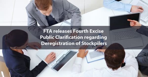 FTA issues Public Clarification EXTP004 regarding Deregistration of Stockpilers